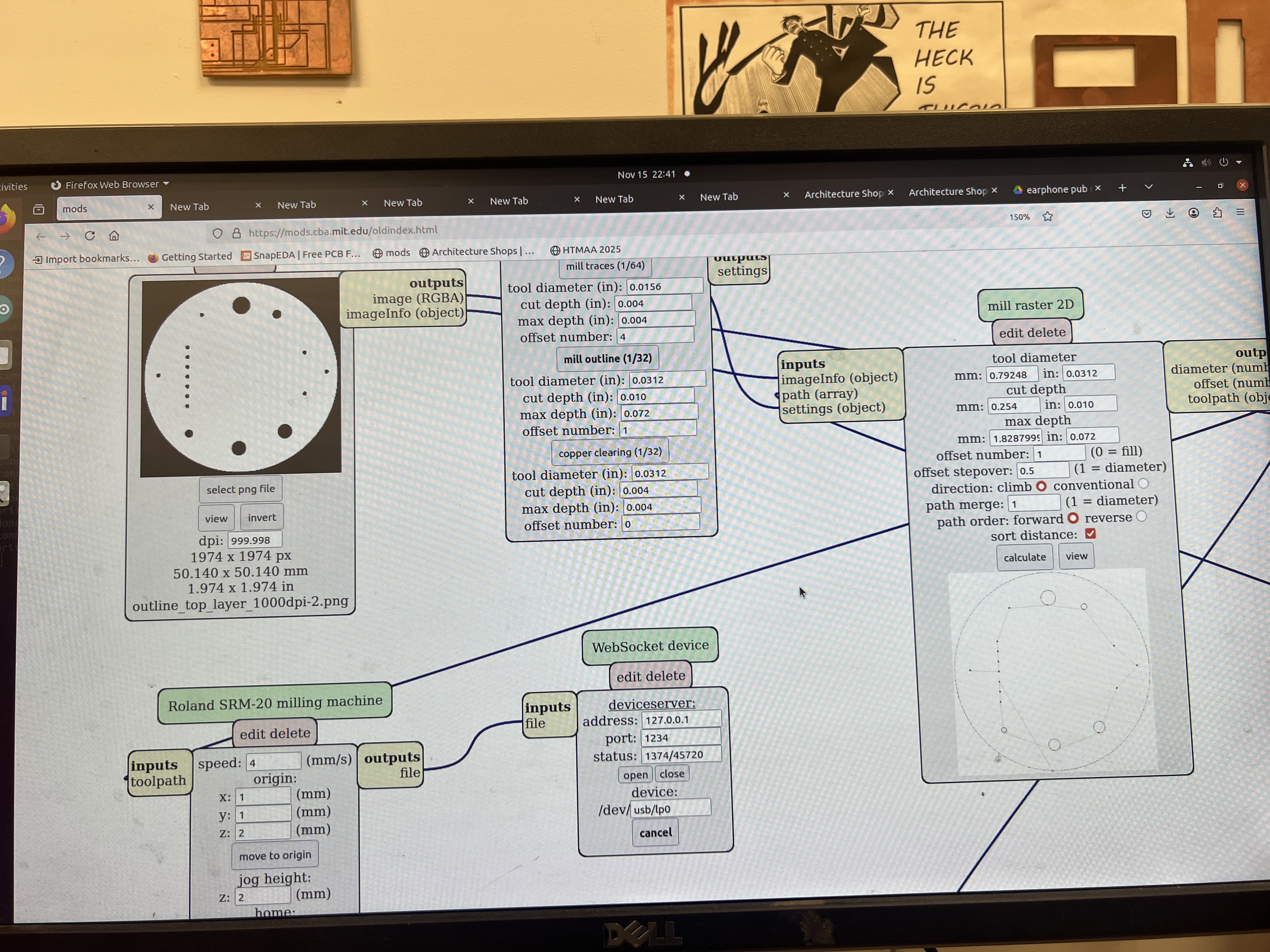 Mods settings for edge cuts